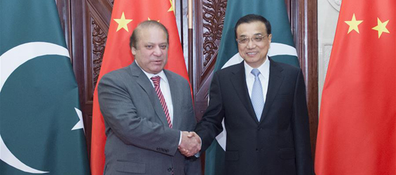 Chinese Premier meets Pakistani counterpart