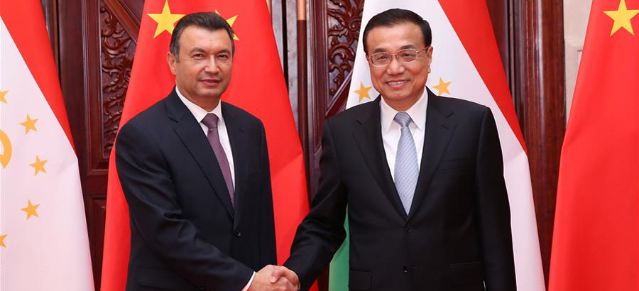 Chinese premier meets Tajik PM in Zhengzhou