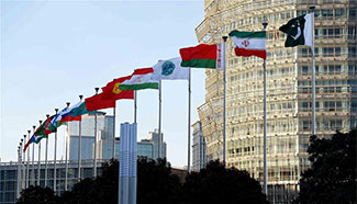 In pics: Exterior scene of 14th SCO PM meeting's conference hall