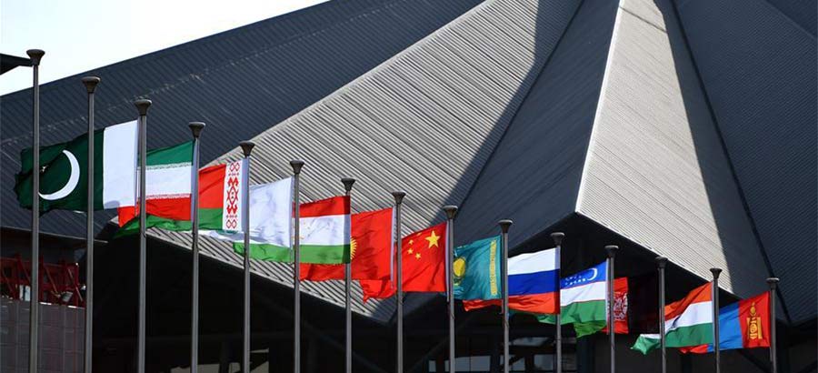 In pics: Exterior scene of 14th SCO PM meeting's conference hall