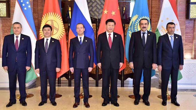 Chinese president meets leaders of SCO members in Wuzhen