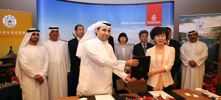 UAE's Emirates Airline, China's Ningxia region agree to enhance cooperation