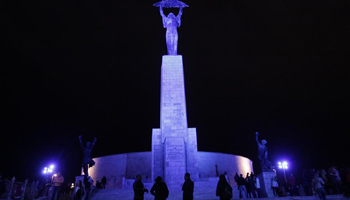 World Autism Awareness Day marked with blue light in Hungary