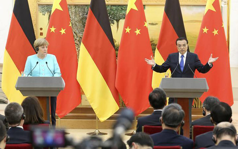 Premier Li, Merkel co-chair 4th round of China-Germany intergov'tal consultation