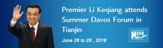 Premier Li Keqiang attends Summer Davos Forum in Tianjin