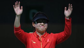 Pistol shooter Zhang Mexngxue wins China's first gold in Rio