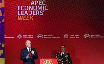 Closing press conference for APEC Economic Leaders' Meeting held in Lima