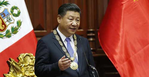 President Xi addresses Peruvian Congress