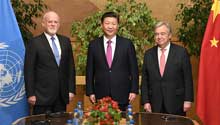Xi urges UN to play central role in global governance