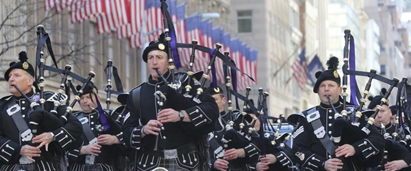 People march during St. Patrick's Day Parade in New York