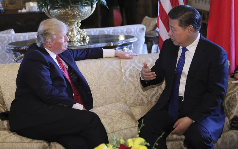 Xi says ready to boost China-U.S. ties from new starting point with 
Trump