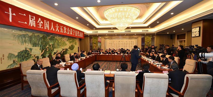 Plenary meeting of 12th NPC deputies from Ningxia opens to media