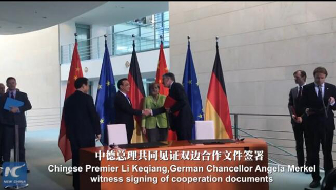 Highlights of Chinese Premier Li Keqiang’s second day in Germany