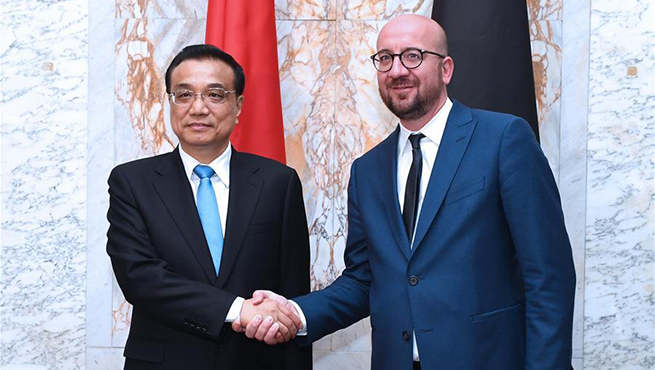 China and Belgium sign cooperative agreements after leader talks