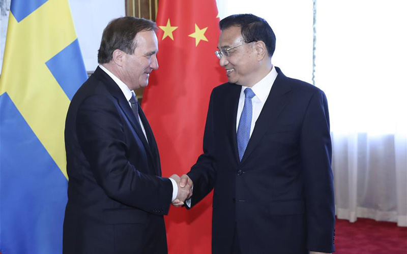 Chinese premier calls for integration of development strategies with Sweden