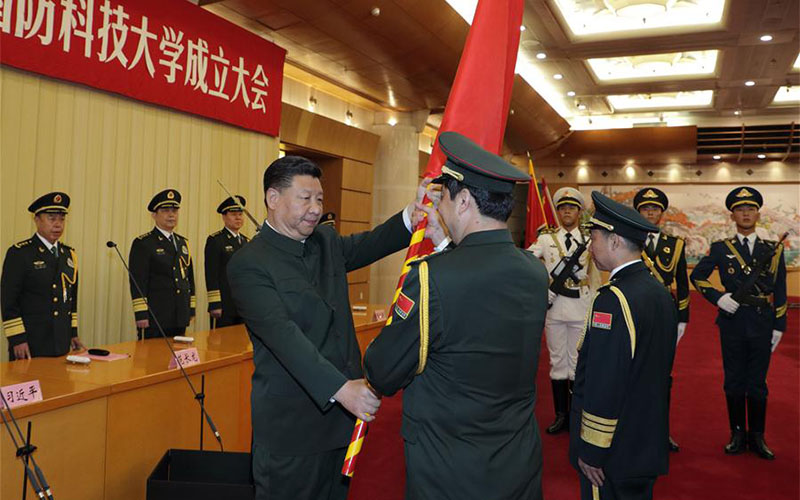 Xi calls for world-class military research, educational institutions