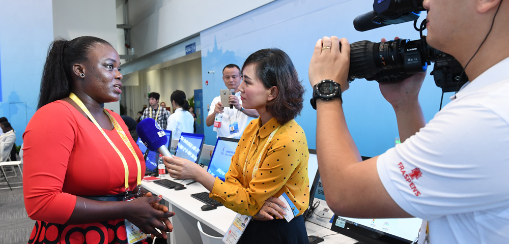 Reporters at BRICS Summit in Xiamen