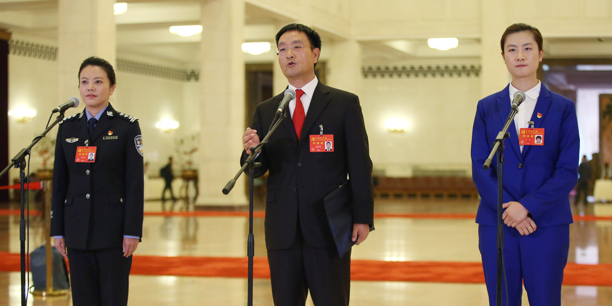 Delegates to 19th CPC National Congress receive interview