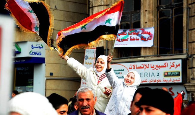 Aleppo celebrates liberation anniversary amid huge public turnout