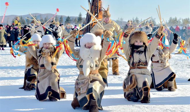 Ice and snow festival celebrated in Hulun Buir City, north China