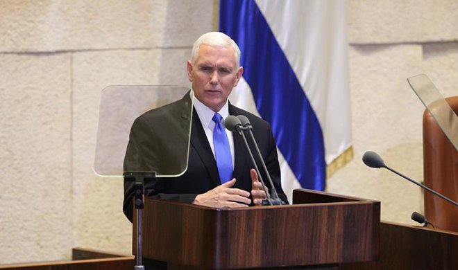 U.S. Pence assures Israel to relocate embassy to Jerusalem by end-2019
