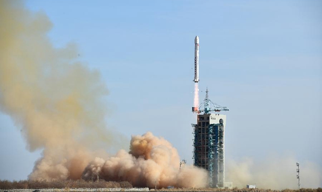 China launches electromagnetic satellite to study earthquake 
precursors
