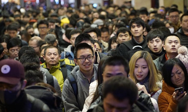 Chinese railway greets travel rush as Spring Festival is coming