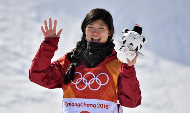 Liu Jiayu wins halfpipe silver, China's first medal at PyeongChang Olympics