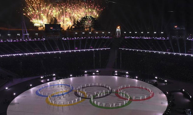 Highlights of closing ceremony for PyeongChang Olympics