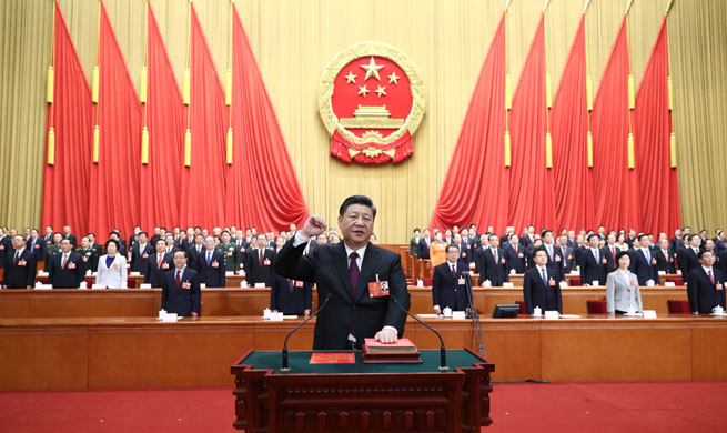 China Focus: Xi Jinping unanimously elected Chinese president, CMC chairman