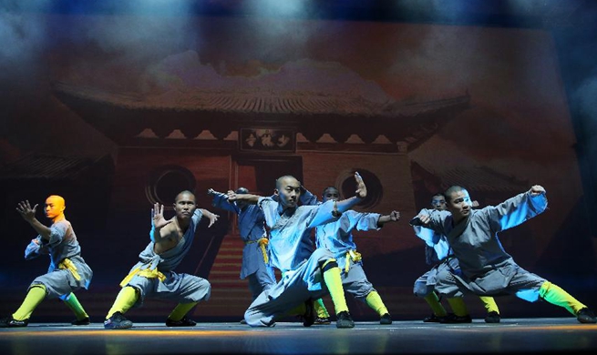 Chinese monks from Shaolin give Kung Fu show in Greece