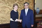 Chinese vice premier meets Scottish first minister