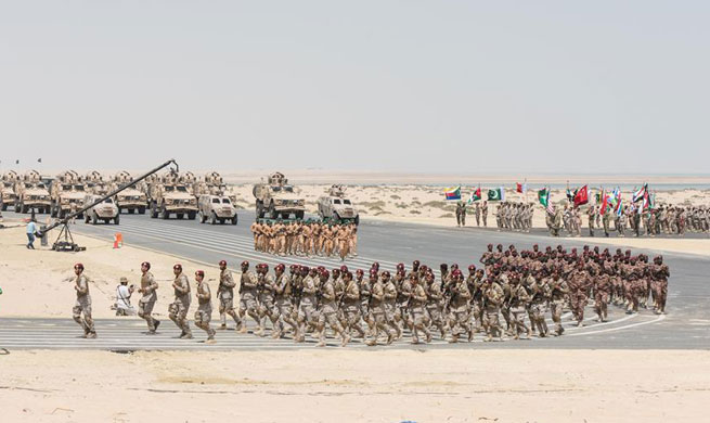 Gulf states showcase military muscle ahead of Arab Summit