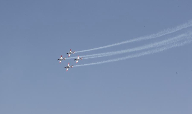 Air show held to mark Israel's 70th Independence Day in Jerusalem