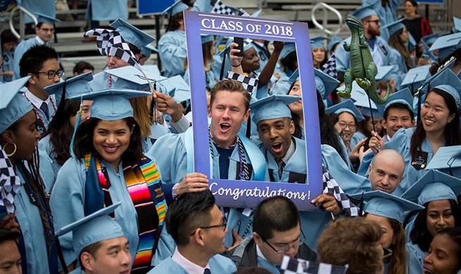 Columbia University holds commencement ceremony