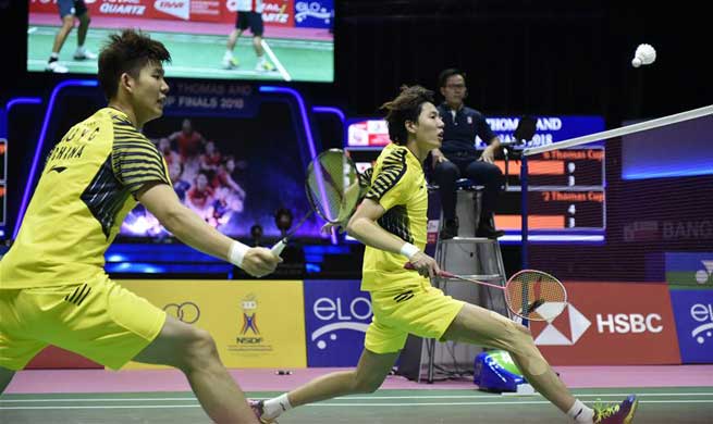 Team China advances to final of BWF Thomas Cup 2018