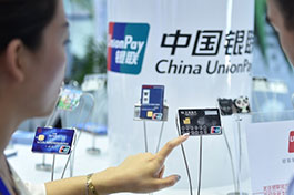 China UnionPay sees increased card use globally
