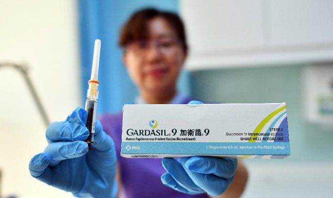 New HPV vaccines given on the Chinese mainland for 1st time
