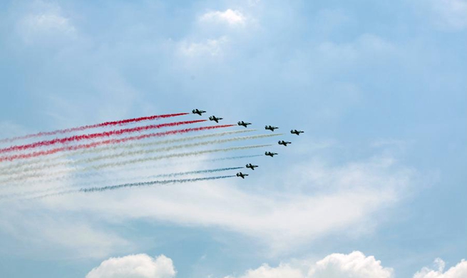 Air show seen ahead of Sisi's swearing-in ceremony in Cairo, Egypt