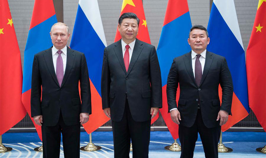 China, Russia, Mongolia vow to strengthen cooperation