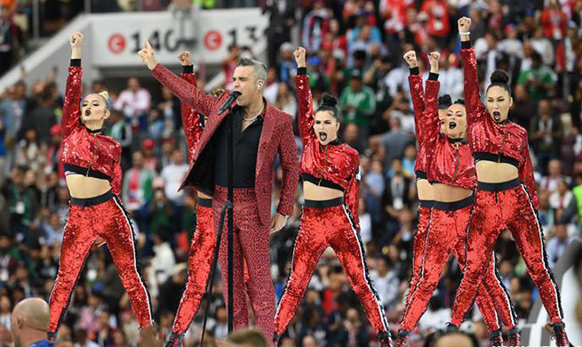 Highlights of opening ceremony of 2018 FIFA World Cup