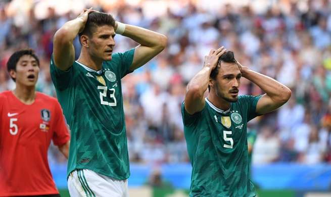 Germany out of World Cup following stunning 2-0 loss to South Korea