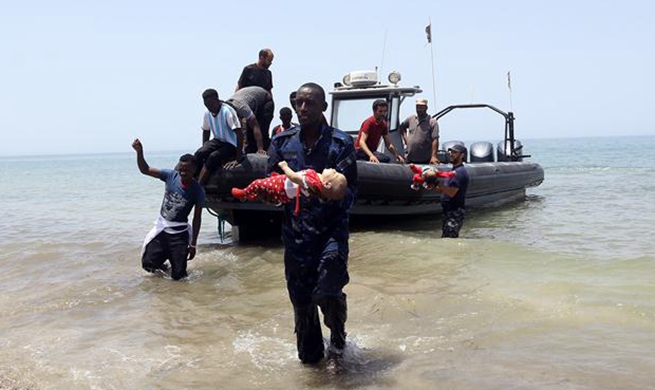 100 migrants feared dead after boat capsizes off Libyan coast