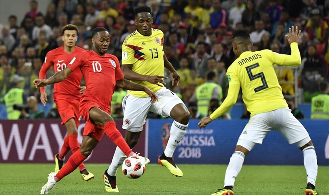 England beat Colombia 4-3 on penalties to reach World Cup quarterfinals