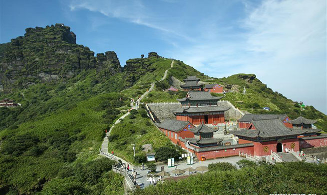New world heritage site Fanjingshan preserves well-conditioned ecosystem