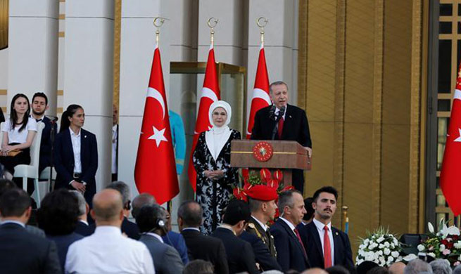 Turkey switches to new era of presidency after Erdogan sworn in