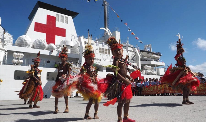 Chinese naval hospital ship arrives in PNG to offer medical services