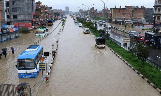 Many areas in Nepal inundated due to torrential rains