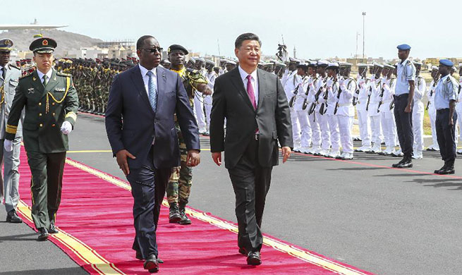 Xi arrives in Senegal for state visit