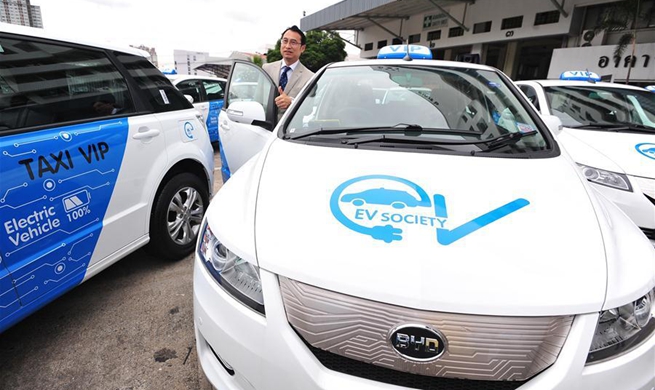 Electric-powered, VIP taxi cabs to ply Bangkok streets next month